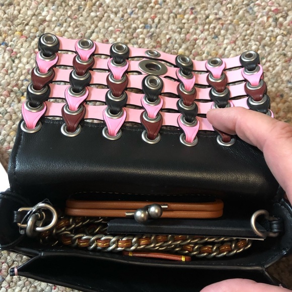 🎉 HP  🎉 🆕 Coach CLB LNK DInkier Bag Petal Pink - Picture 5 of 10